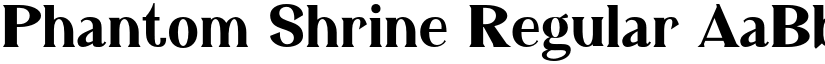 Phantom Shrine Regular font