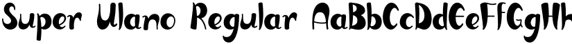 Super Ulano Regular font