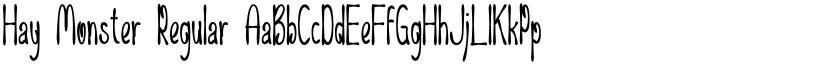 Hay Monster Regular font