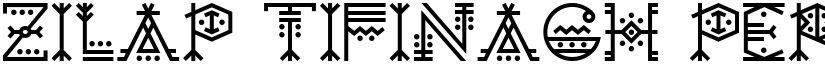 Zilap Tifinagh PERSONAL USE font
