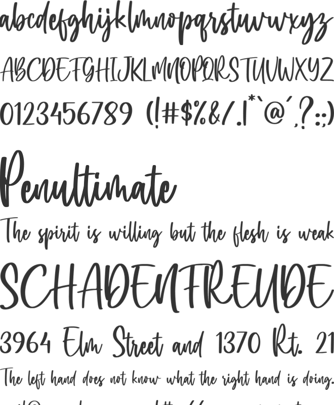 nirmalla font preview