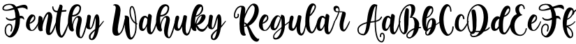 Fenthy Wahuky Regular font