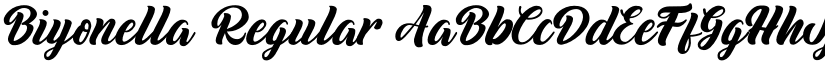 Biyonella Regular font