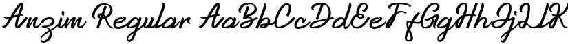 Anzim font download