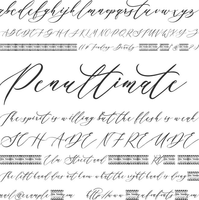 Finding Beauty Personal Use font preview