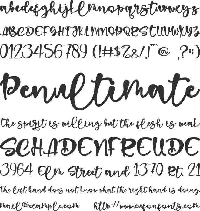 Spring Sunshine _ Personal Use font preview