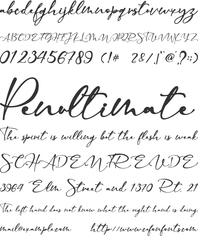 My Valentine - Personal Use font preview