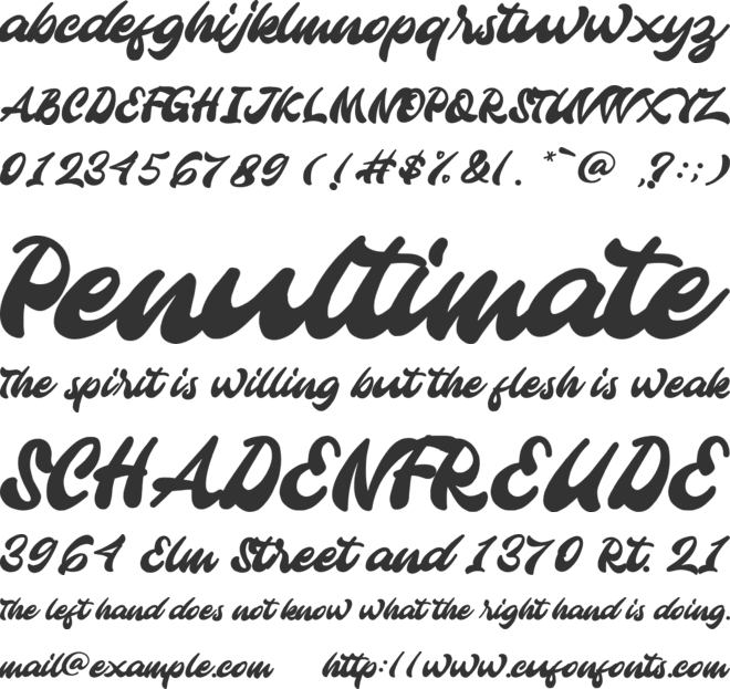 Christmas Wonderland font preview