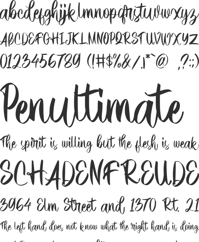 Christmas Journey font preview