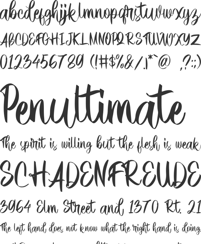 Christmas Journey font preview
