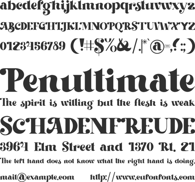 Beachfly Free Trial font preview