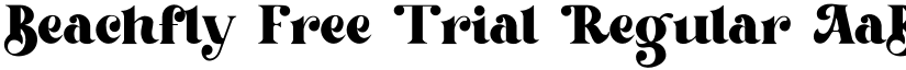 Beachfly Free Trial Regular font