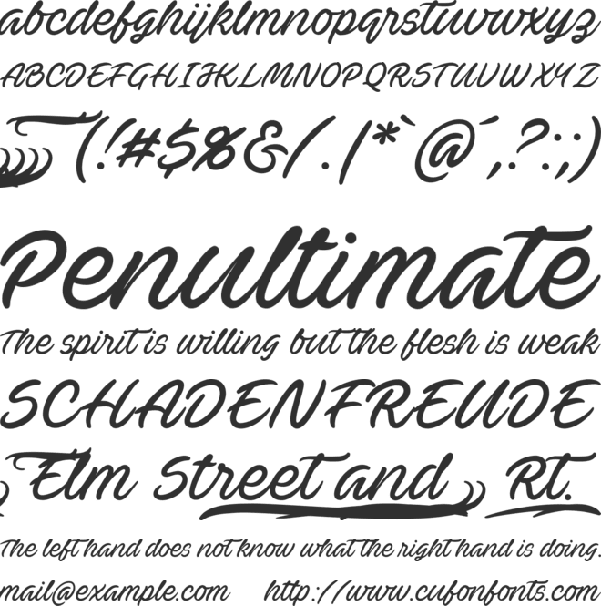 Ave Betwan PERSONAL USE ONLY font preview