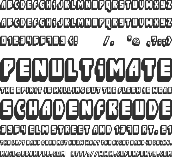 FT Blockbusta font preview