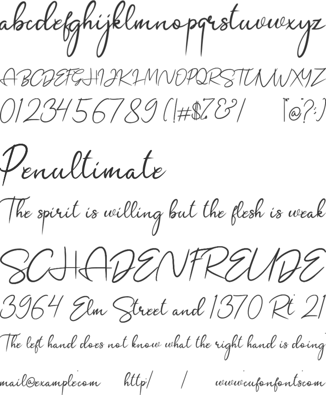 Hiroshima font preview