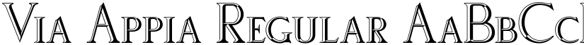 Via Appia Regular font
