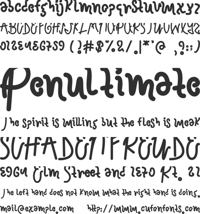 Christmas Pattern font preview