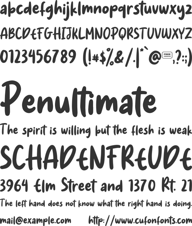 Honey Jar Free Trial font preview