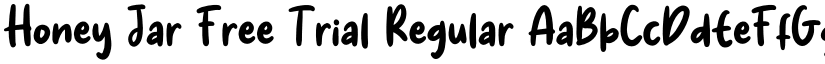 Honey Jar Free Trial Regular font