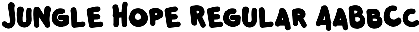 Jungle Hope Regular font