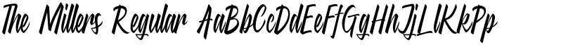 The Millers Regular font