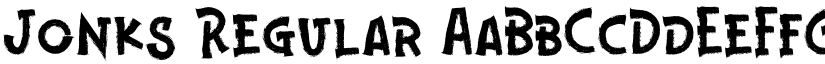 Jonks Regular font