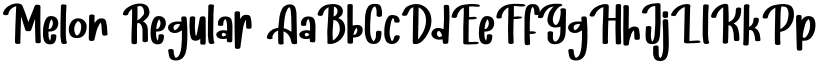 Melon Regular font