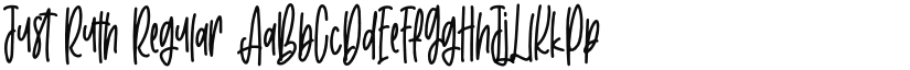 Just Ruth font download