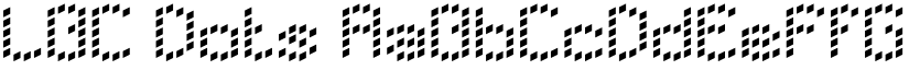 LBC Dots font