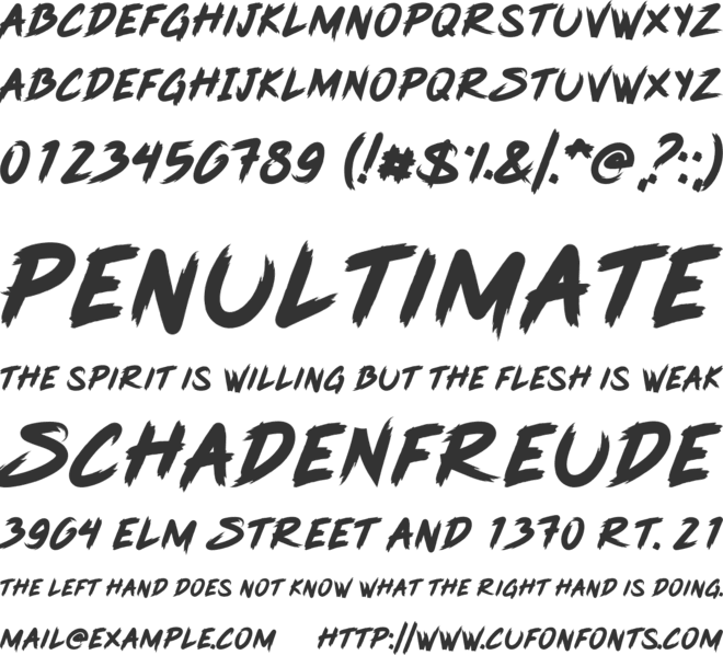 Pink Blue font preview