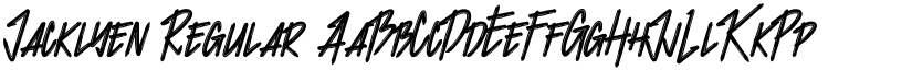 Jacklyen Regular font
