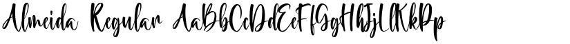 Almeida Regular font