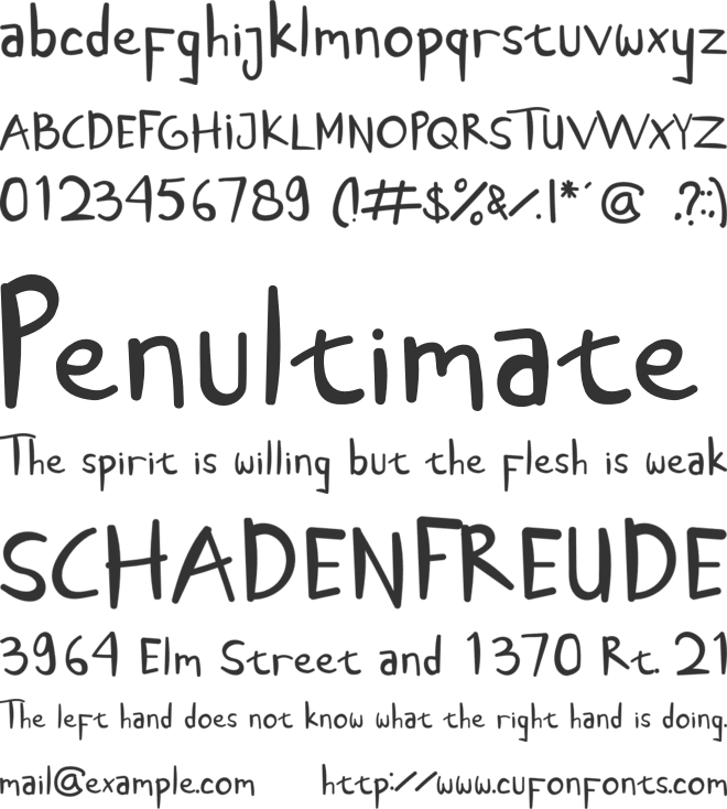Flayuk font preview