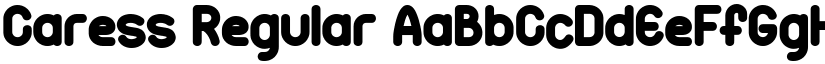 Caress Regular font