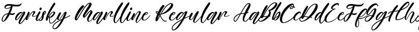 Farisky Marlline Regular font