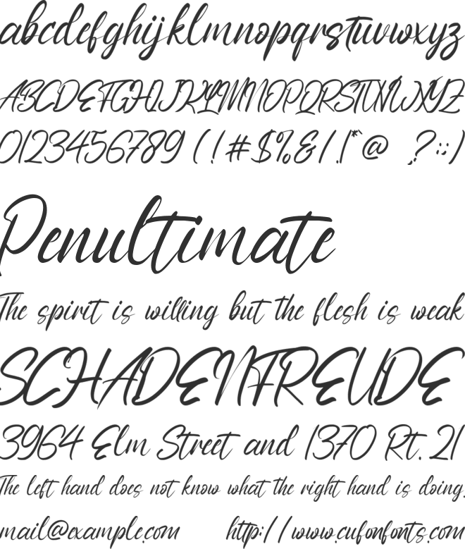 Anthony Louis font preview