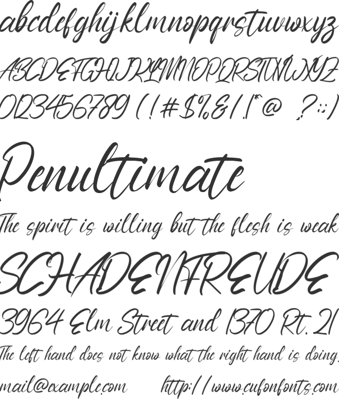 Anthony Louis font preview