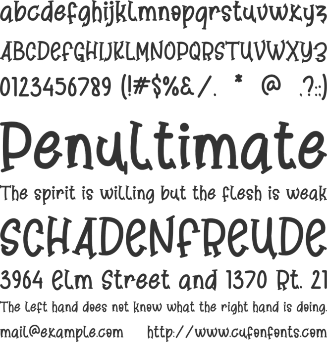 Angkise font preview