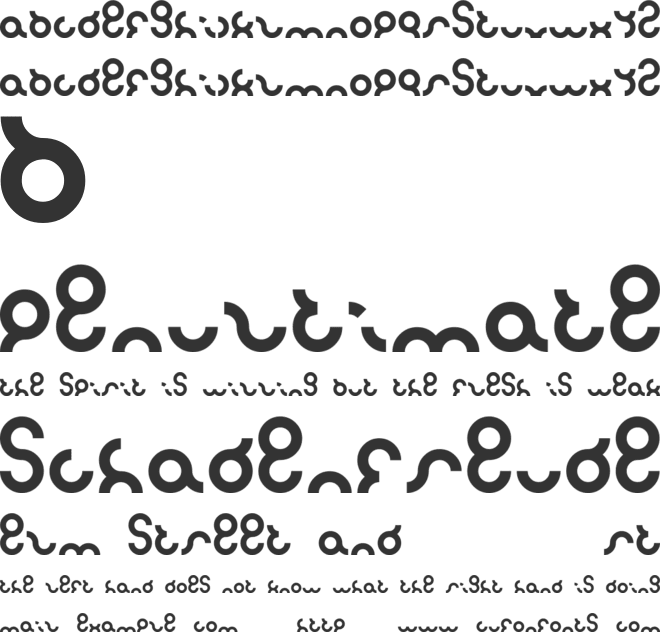 Noakatz font preview