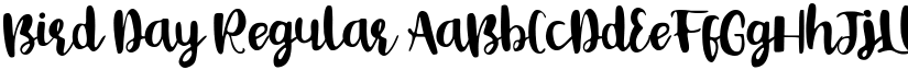Bird Day Regular font