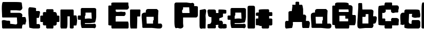 Stone Era Pixels font