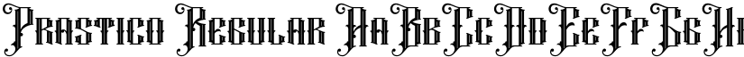 Prastico Regular font