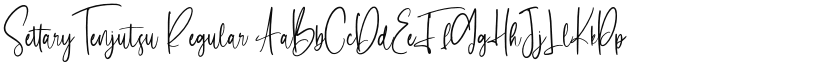 Settary Tenjutsu font download