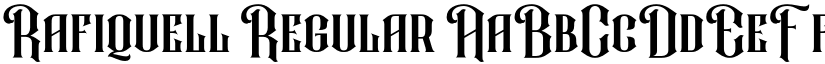 Rafiquell Regular font