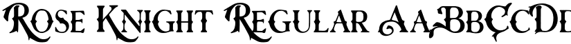 Rose Knight Regular font