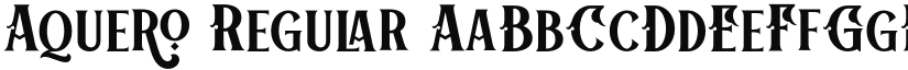 Aquero font download