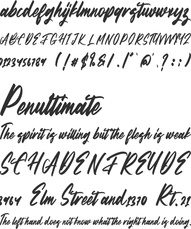 Astayfattony font preview