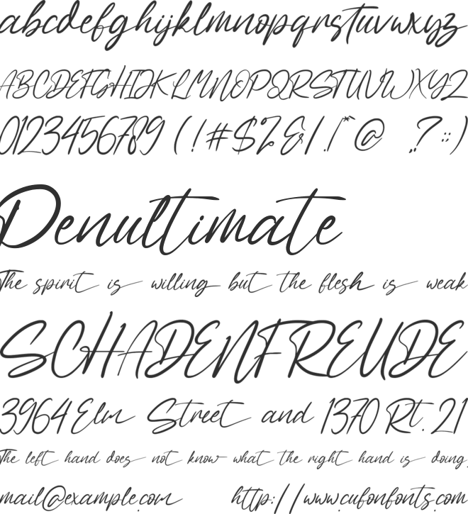 Sabeny Betranss font preview