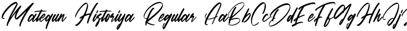 Matequn Historiya Regular font