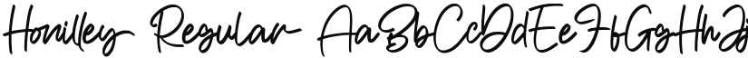 Honilley font download